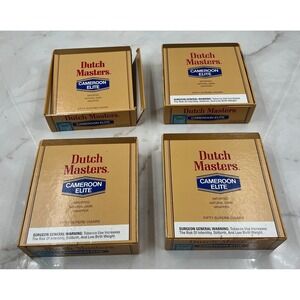 Dutch Masters Panetela 50 Cigar Boxes (Empty) Storage Display Lot 4